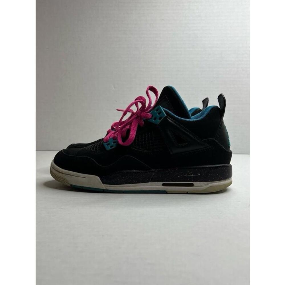 Nike Jordan‎ 4 Retro Black Vivid Pink 2012 - Size 5.5Y